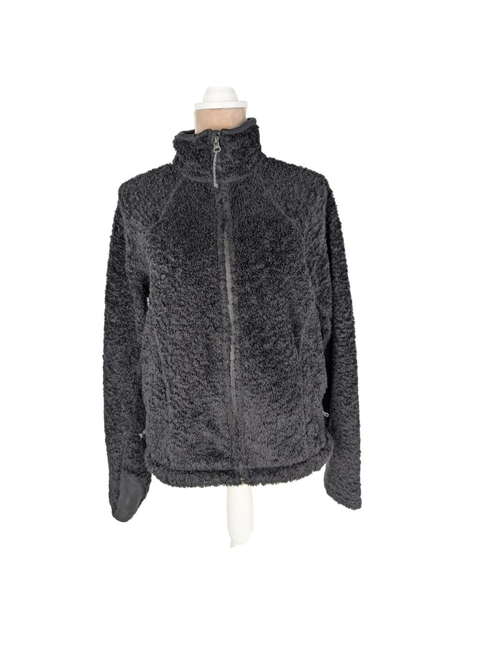 Mountain Hardwear Poodle Monkey Fleece Jacket Black Sz L Gorpcore Cozy